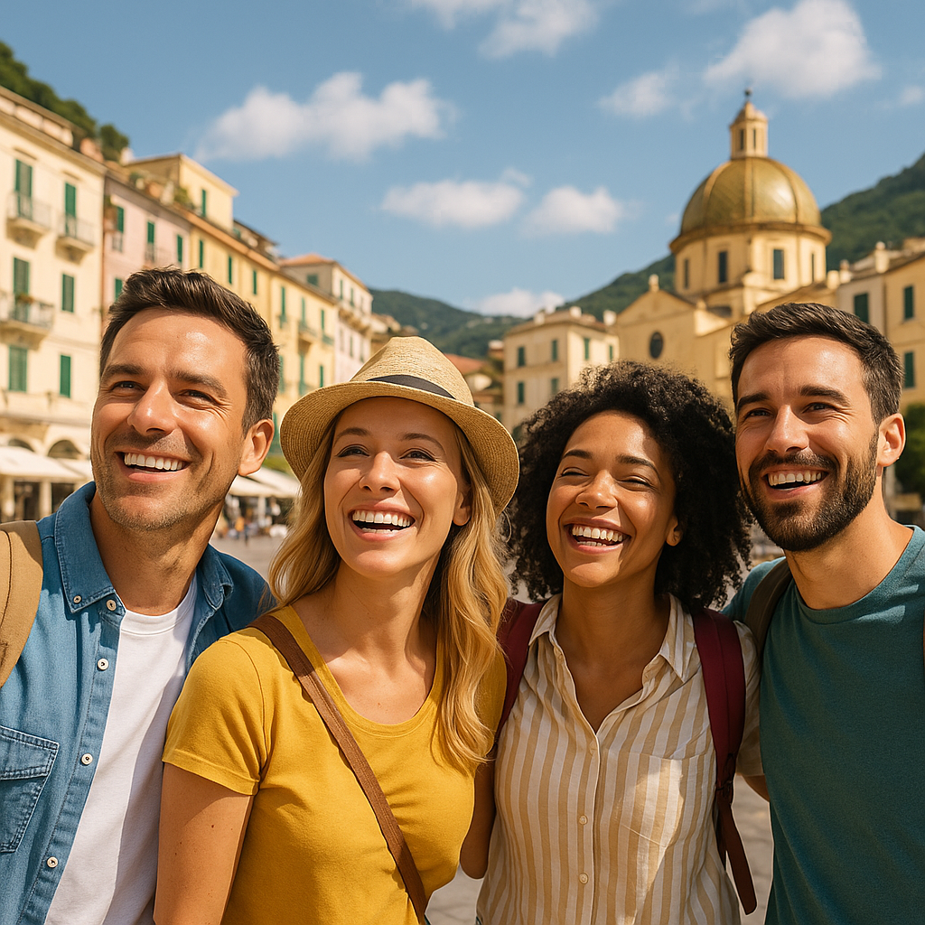 uma fotografia em 4k, vibrante e acolhedora, que ilustre a tranquilidade proporcionada pelo seguro viagem.
